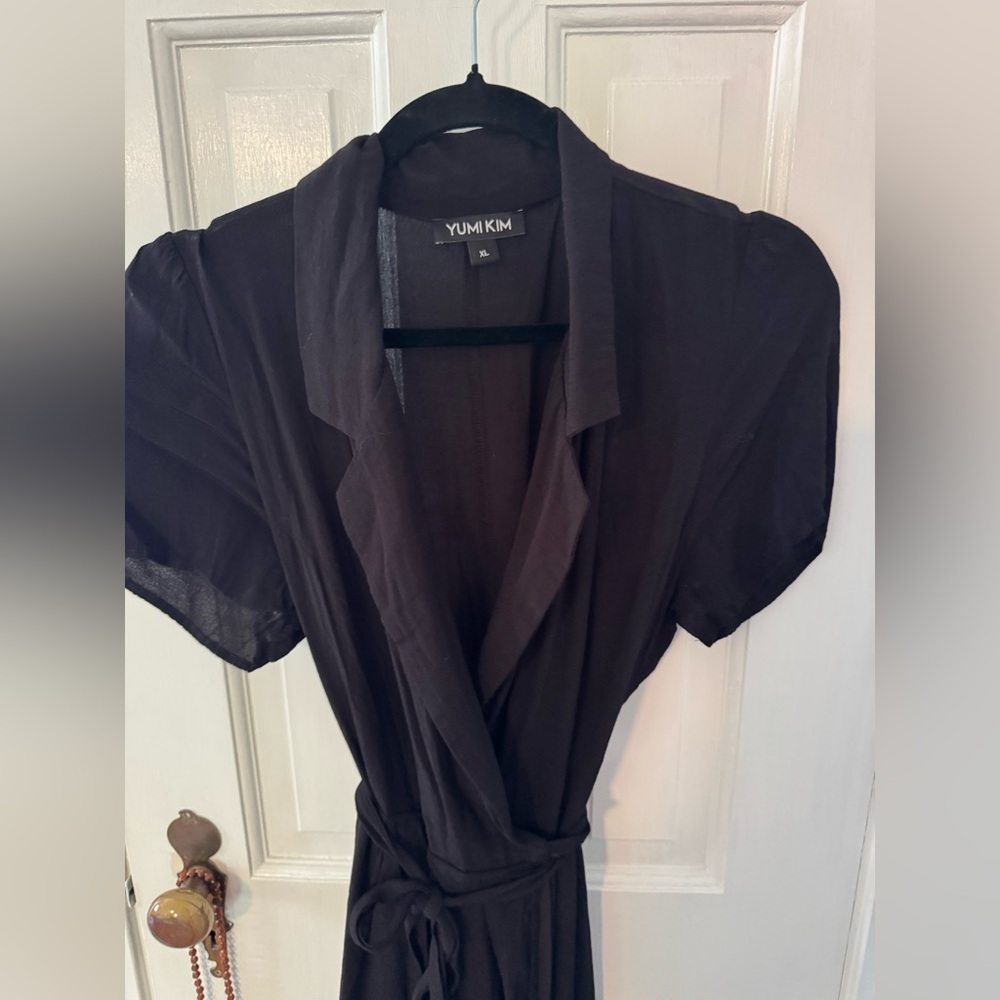 Yumi Kim Charcoal Wrap Dress